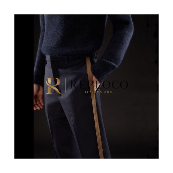 ✨Moncler 2019 Mens Strap Wool Suit Pants - 몽클레어 남성 스트랩 울 슈트 팬츠 Moc0490x.블랙