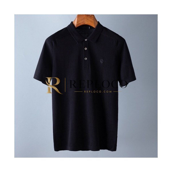 ✨[루이비통]Louis vuitton 2020 Mens Logo Silket Short Sleeved Polo Tshirts - 루이비통 2020 남성 로고 실켓 폴로 반팔티 Lou01839x.Size(m - 3xl).블랙