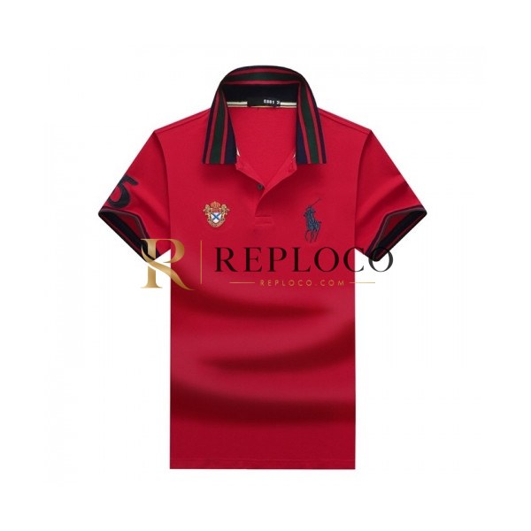 ✨[폴로]Polo 2020 Mens Logo Cotton Polo Short Sleeved Tshirs - 폴로 2020 남성 로고 코튼 폴로 반팔티 Pol0038x.Size(m - 3xl).레드