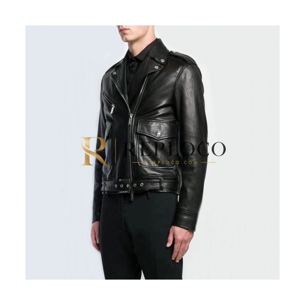 ✨Dsquared2 Mens Leather Jacket - 디스퀘어드2 남성 가죽 자켓 - dsq32x