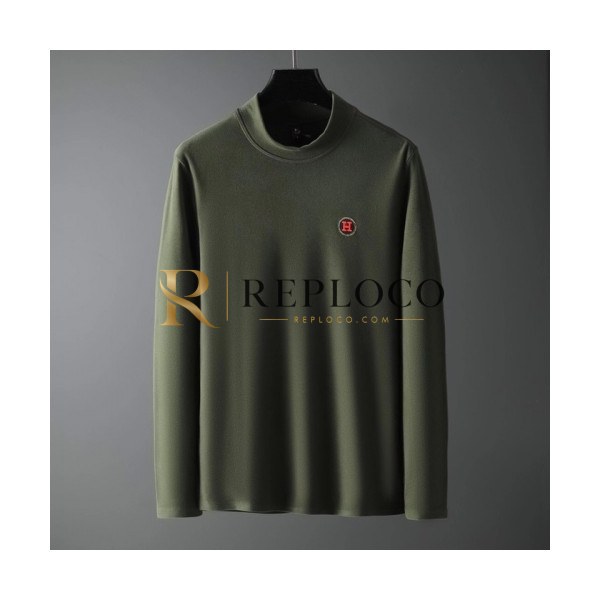 ✨[에르메스]Hermes 2020 Mens Turtle-neck Casual Cotton Tshirts- 에르메스 2020 남성 터틀넥 캐쥬얼 코튼 긴팔티 Her0545x.Size(m - 3xl).카키