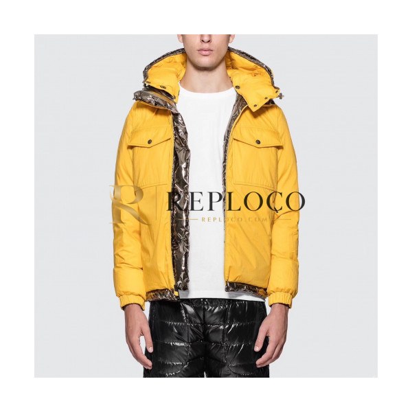 ✨Moncler 2019 Mm/Wm Patch Logo Modern Down Padding - 몽클레어 2019 남자 패치 로고 모던 다운패딩 Moc0765x.Size(s - l).옐로우