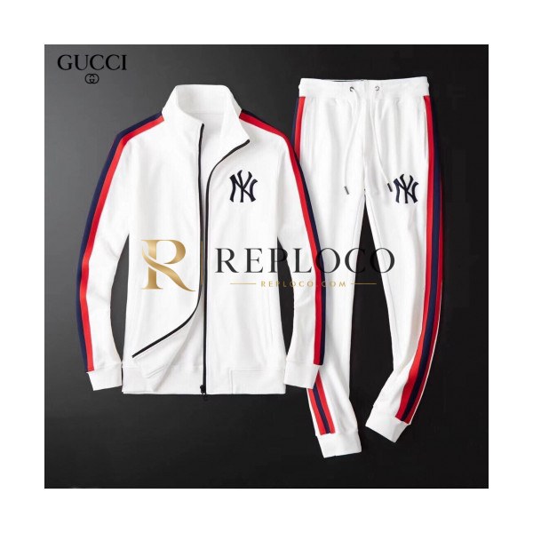 ✨[구찌]Gucci 2020 Mens Logo Casual Cotton Clothes&Pants - 구찌 2020 남성 로고 캐쥬얼 코튼 트레이닝복&팬츠 Guc01985x.Size(l - 4xl).화이트
