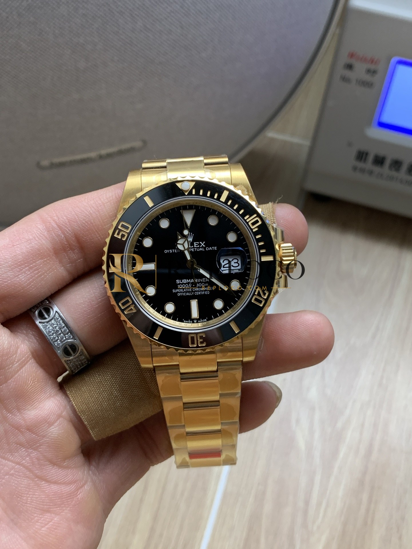 VS 공장 롤렉스 서브마리너 데이트 126618LN 솔리드 골드 블랙 41mm 슈퍼클론 DD3235 무브먼트 1:1