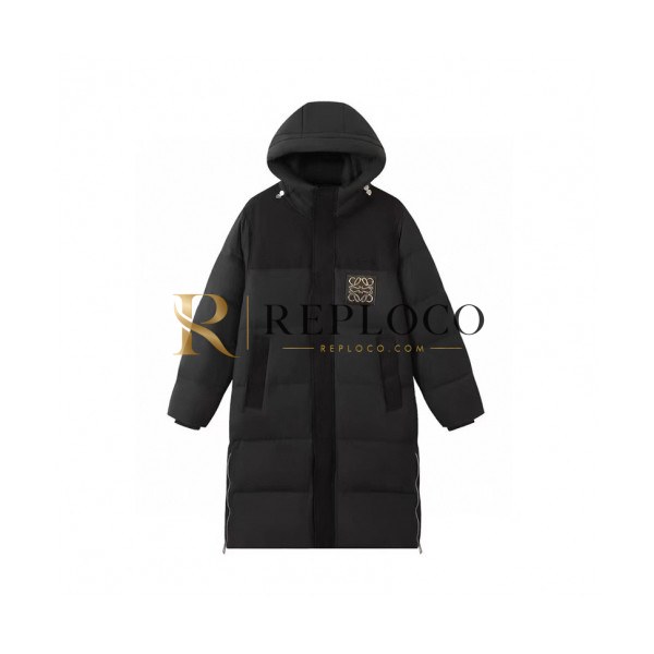 ✨Loewe Mens Logo Duck Down Padding Black - 로에베 2021 남성 로고 덕다운 패딩 Loe0533x Size(m - 3xl) 블랙