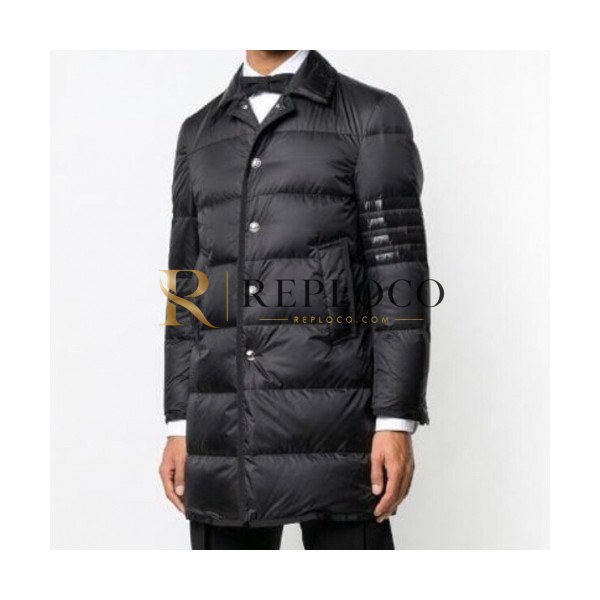 ✨Thom Browne 2019 Mens Long Down Padding - 톰브라운 2019 남성 롱다운 패딩 Tho0172x.Size(s - l).블랙