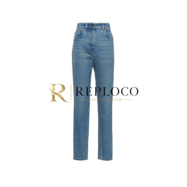 ✨Prada 2024 Womens Business Classic Denim Jeans - 프라다 2024 여성 비지니스 클래식 청바지 Pra02833x.Size(s - l).블루