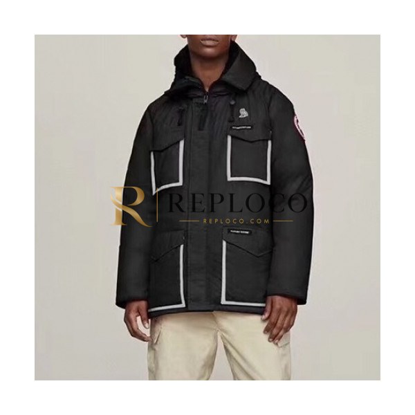 ✨[캐나다구스]Canada goose 2020 Mm/Wm Patch Logo Casual Goose Down Padding Parka - 캐나다구스 2020 남자 패치 로고 캐쥬얼 구스다운 패딩 파카 Can0293x.Size(xs - 2xl).블랙