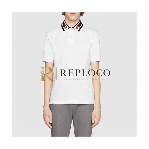 ✨[매장판]Gucci 2020 Mens Logo Short Sleeved Polo Tshirts - 구찌 2020 남성 로고 폴로 반팔티 Guc02948x.Size(s - 2xl).화이트