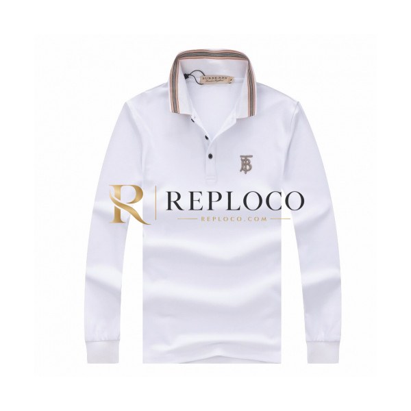 ✨[버버리]Burberry 2020 Mens Logo Casual Cotton Polo Tshirts - 버버리 2020 남성 로고 캐쥬얼 코튼 폴로 맨투맨 Bur02195x.Size(m - 3xl).화이트