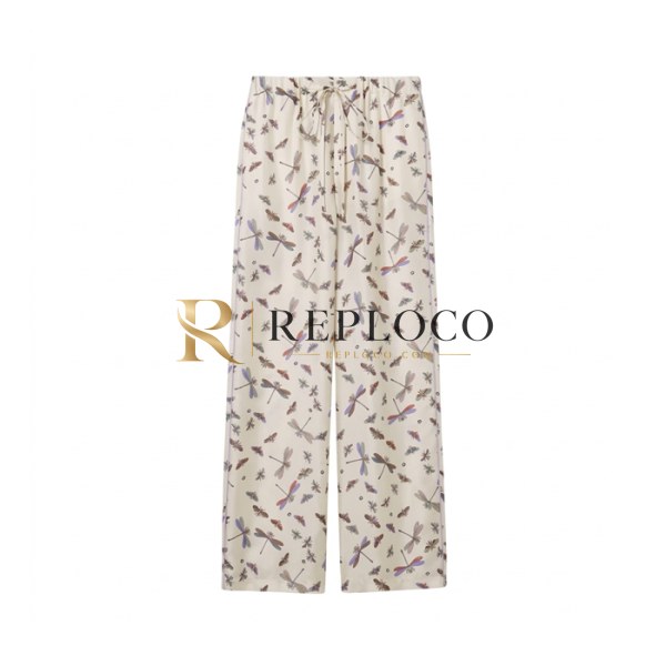 ✨루이비통 여성 프린트 실크 트윌 팬츠- Louis vuitton Womens Printed Silk Twill Pants