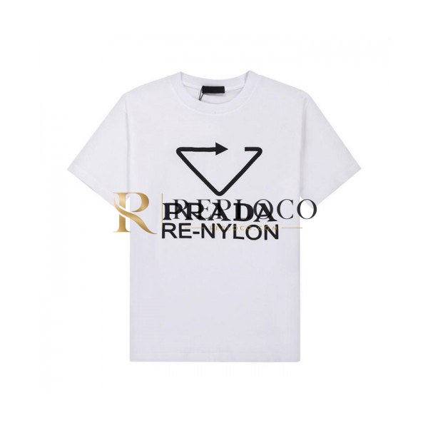 ✨Prada Mens Basic Logo Short Sleeved Tshirts White - 프라다 2021 남성 베이직 로고 폴로 반팔티 Pra02295x Size(s - xl) 화이트