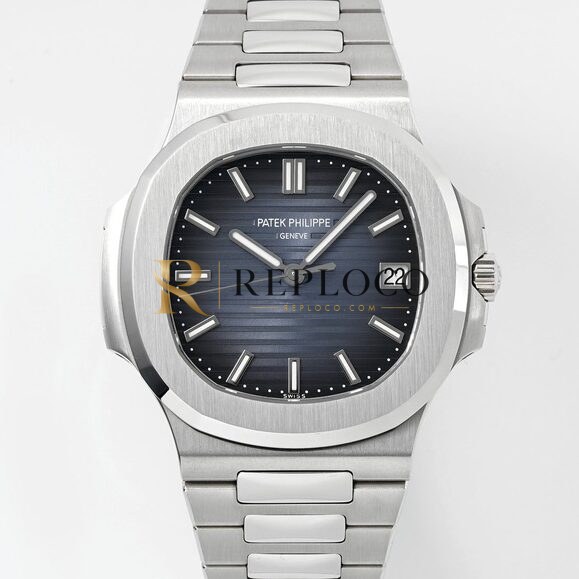 PPF 공장 파텍 필립 나틸러스 5811 블루 다이얼 316L 스틸 케이스&브레이슬릿 330SC 무브먼트 40mm