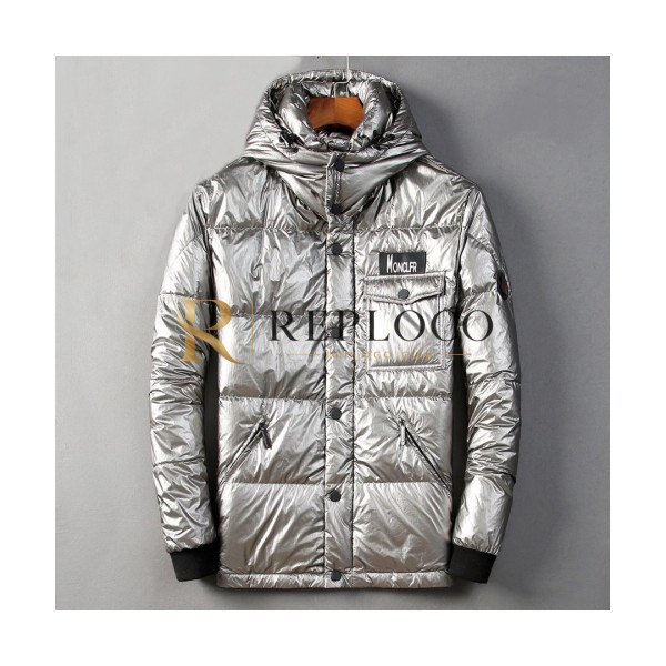 ✨Moncler 2019 Mens Patch Logo Modern Down Padding - 몽클레어 2019 남성 패치 로고 모던 다운패딩 Moc0821x.Size(m - 3xl).실버