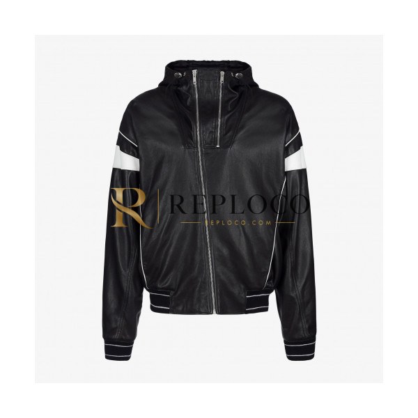 ✨Givenchy 2020 Mens Logo Casual Leather Jackets - 지방시 2020 남성 로고 캐쥬얼 레더 자켓 Giv0287x.Size(m - 2xl).블랙