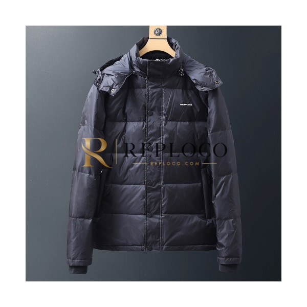 ✨[인기상품] Balenciaga 2019 Mens Logo Down Padding - 발렌시아가 2019 남성 로고 다운 패딩 Bal0287x.Size(m - 3xl).블랙