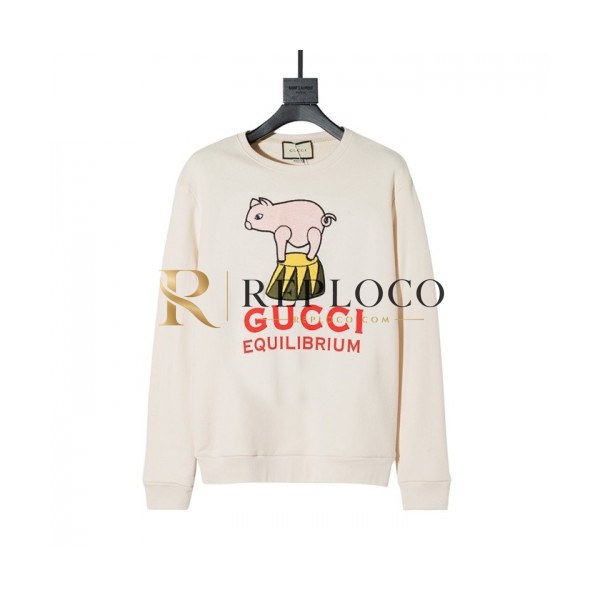 ✨[구찌]Gucci 2020 Mm/Wm Logo Crew-neck Cotton Tshirts - 구찌 2020 남/녀 로고 코튼 크루넥 코튼 긴팔티 Guc03188x.Size(xs - l).아이보리