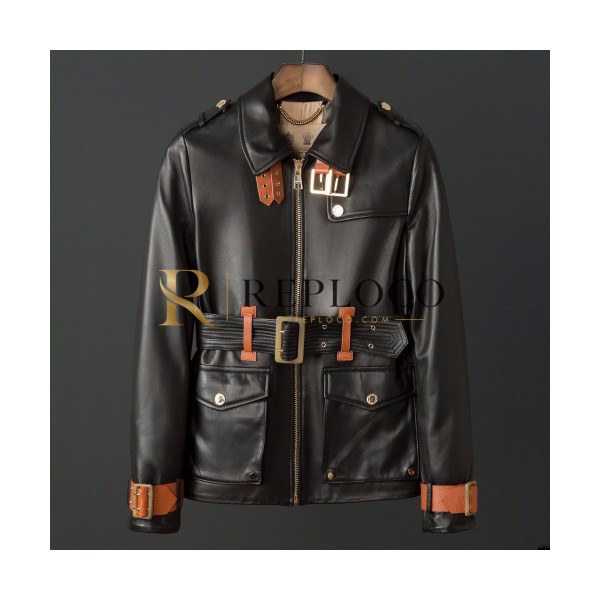 ✨[커스텀급]Burberry 2019 Womens Vintage Sheepskin Jacket - 버버리 2019 여성 빈티지 양가죽 자켓 Bur0875x.Size(s - xl).블랙