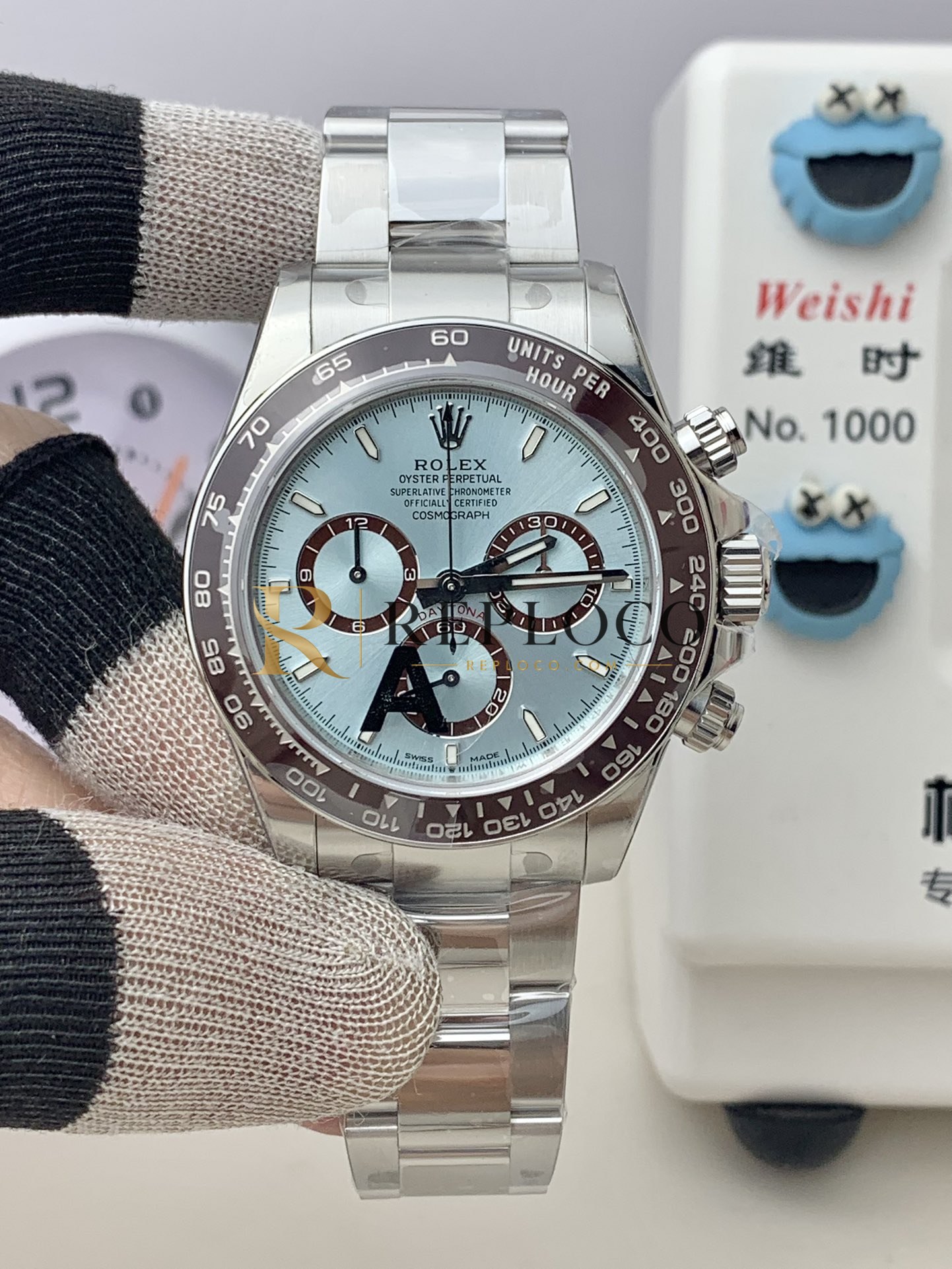 VS 공장 롤렉스 코스모그래프 데이토나 40mm 126506 아이스 블루 플래티넘 1:1 슈퍼클론 DD4131 무브먼트