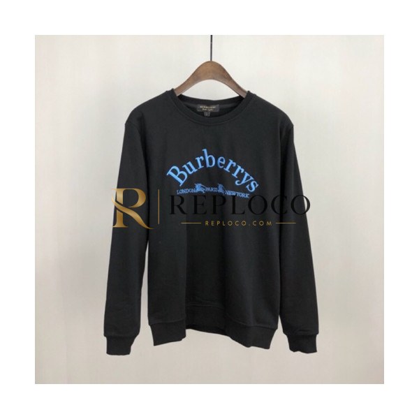 ✨BURBERRY 2018 MENS ROUND HOOD TEE - 버버리 남성 라운드 긴팔티 BUR0096