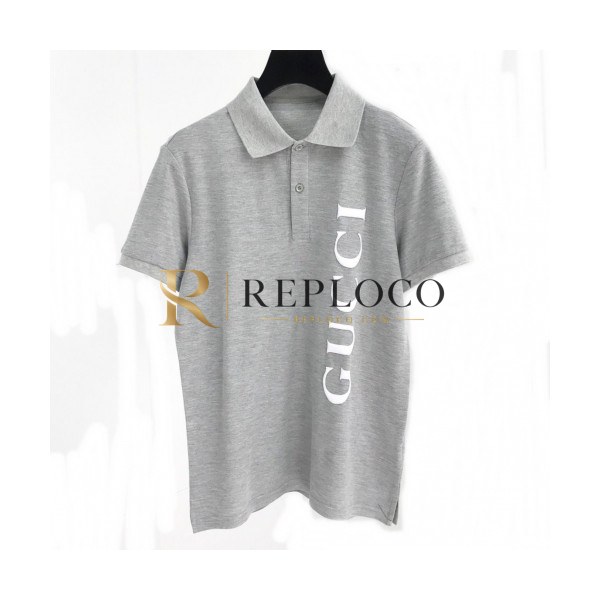 ✨[매장판]Gucci 2020 Mens Logo Cotton Short Sleeved Polo Tshirts - 구찌 2020 남성 로고 코튼 폴로 반팔티 Guc02355x.Size(m - 2xl).그레이