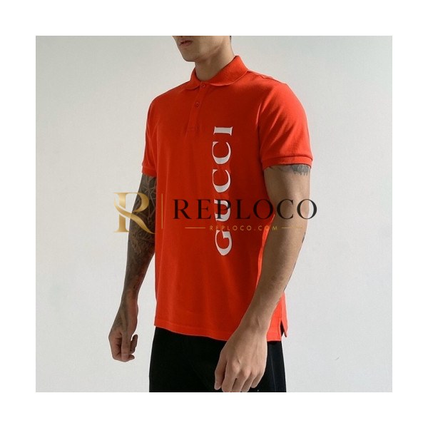 ✨[매장판]Gucci 2020 Mens Logo Cotton Short Sleeved Polo Tshirts - 구찌 2020 남성 로고 코튼 폴로 반팔티 Guc02746x.Size(m - 2xl).레드