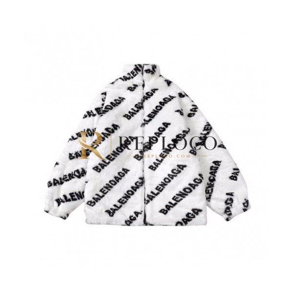 ✨Balenciaga Mens Logo Casual Jackets White - 발렌시아가 2021 남성 로고 캐쥬얼 가죽 재킷 Bal01256x Size(m - 2xl) 화이트