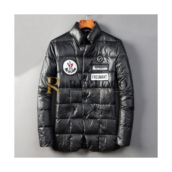 ✨Moncler 2019 Mens Patch Logo Modern Down Padding - 몽클레어 2019 남성 패치 로고 모던 다운패딩 Moc0734x.Size(m - 5xl).블랙