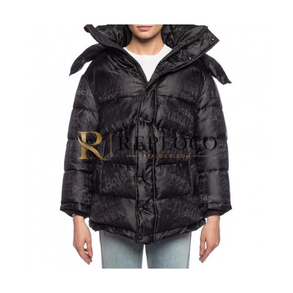 ✨Balenciaga 2019 Mens Logo Duck Down Padding - 발렌시아가 2019 남성 로고 덕다운 패딩 Bal0367x.Size(s - l).블랙