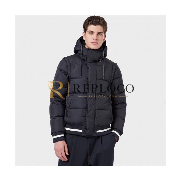 ✨Armani 2019 Mens Logo Down Padding - 알마니 2019 남성 로고 모던 다운 패딩 Arm0311x.Size(m - 3xl).블랙