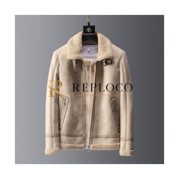 ✨[알마니]Armani 2020 Mens Classic Leather Jackets - 알마니 2020 남성 클래식 캐쥬얼 가죽 자켓 Arm0855x.Size(l - 5xl).베이지
