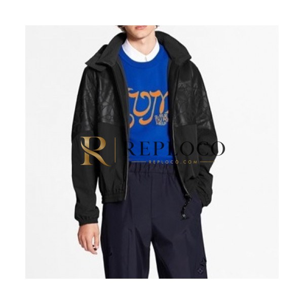 ✨Louis vuitton Mens Logo Leather Jackets Black - 루이비통 2021 남성 로고 가죽 자켓 Lou03693x Size(s - 3xl) 블랙