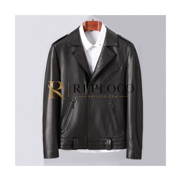 ✨Louis vuitton 2019 Mens Logo Leather Jacket - 루이비통 2019 남성 로고 가죽 자켓 Lou01391x.Size(m - 3xl).블랙