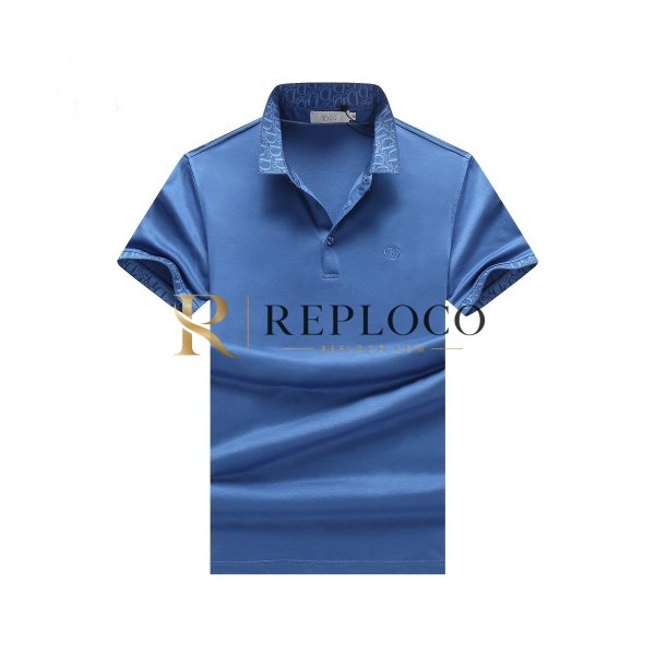 ✨[디올]Dior 2020 Mens Logo Polo Cotton Short Sleeved Tshirts - 디올 2020 남성 로고 폴로 코튼 반팔티 Dio0570x.Size(m - 3xl).블루