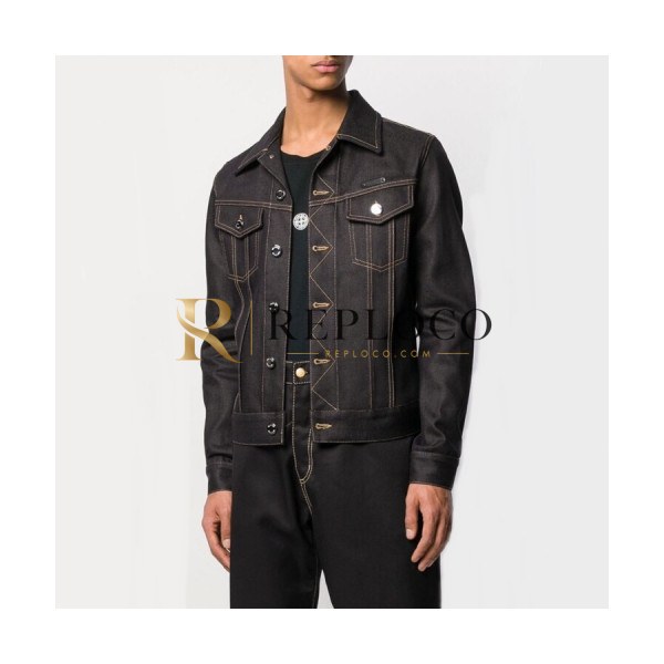 ✨Prada 2019 Mens Logo Casual Leather Jacket - 프라다 2019 남성 로고 캐쥬얼 가죽 자켓 Pra0787x.Size(m - 3xl).브라운