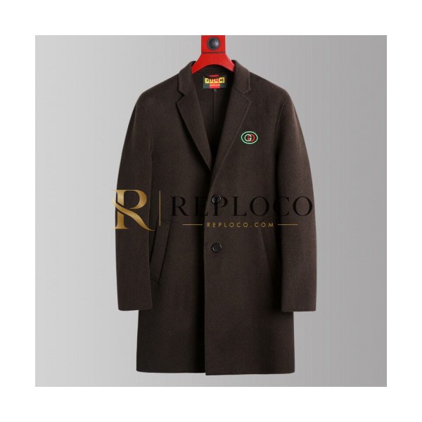 ✨Gucci 2019 Mens Patches Cashmere Coat - 구찌 2019 남성 패치 캐시미어 코트 Guc01429x.Size(s - 2xl).다크그린