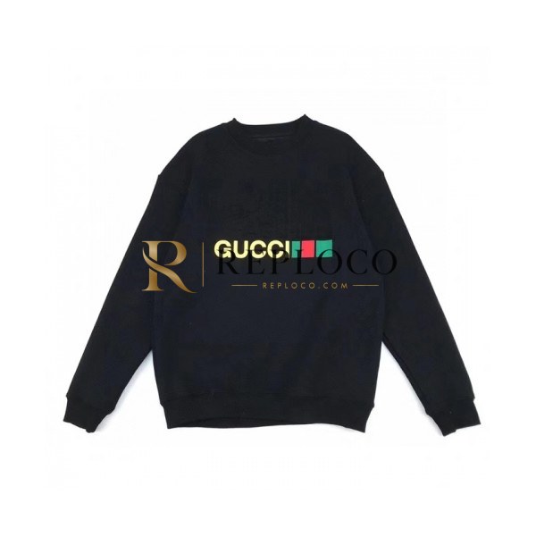 ✨[구찌]Gucci 2021 Mm/Wm Logo Crew-neck Cotton Tshirts - 구찌 2021 남/녀 로고 코튼 크루넥 코튼 긴팔티 Guc03364x.Size(s - l).블랙