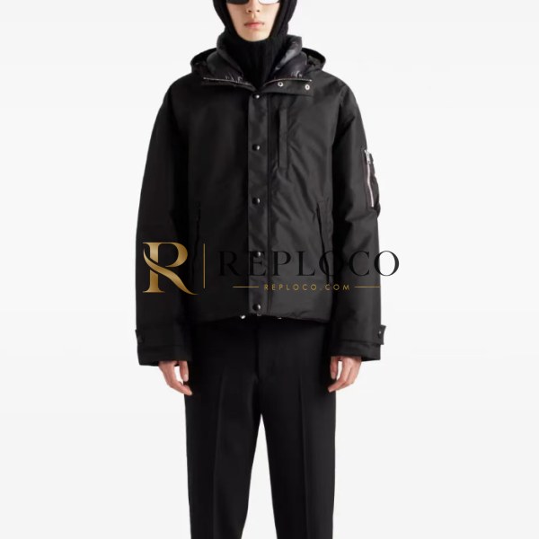 ✨프라다 남성 구스다운 블랙 패딩 자켓- Prada Mens Black Padding