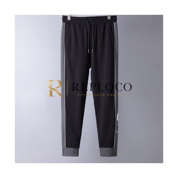 ✨[프라다]Prada 2020 Mens Logo Casual Training Pants - 프라다 2020 남성 로고 캐쥬얼 트레이닝 팬츠 Pra0982x.Size(m - 2xl).블랙