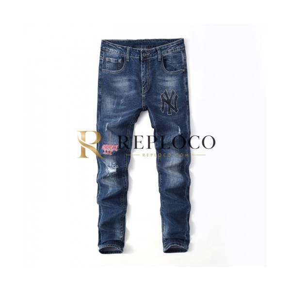 ✨[구찌]Gucci 2019 Mens Casual Initial Logo Denim Pants - 구찌 2019 남성 캐쥬얼 이니셜 로고 데님 팬츠 Guc01900x.Size(28 - 38).블루