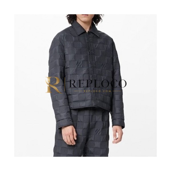 ✨Louis vuitton Mens Logo Leather Jackets Black - 루이비통 2021 남성 로고 가죽 자켓 Lou03806x Size(m - 2xl) 블랙