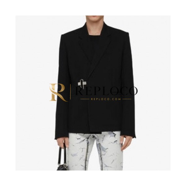 ✨Givenchy Mens Modern Logo Suit Jackets Black - 지방시 2021 남성 모던 로고 슈트 자켓 Giv0555x Size(m - 2xl) 블랙