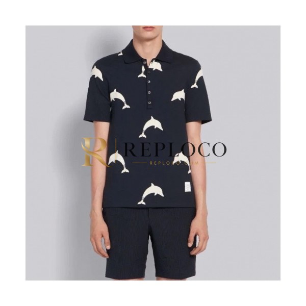 ✨[톰브라운]Thom Browne 2020 Mens Casual Short Sleeved Polo Tshirts - 톰브라운 2020 남성 캐쥬얼 코튼 폴로 반팔티 Tho0941x.Size(s - 2xl).네이비