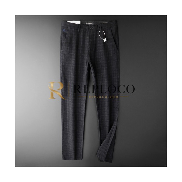 ✨Burberry 2019 Mens Business Classic Cotton Pants - 버버리 2019 남성 비지니스 클래식 코튼 팬츠 Bur01629x.Size(29 - 40).블랙