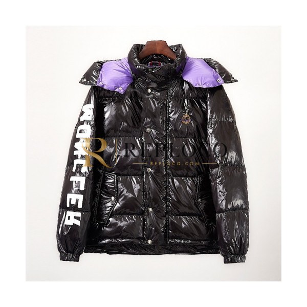✨Moncler 2019 Mens Patch Logo Modern Down Padding - 몽클레어 2019 남성 패치 로고 모던 다운패딩 Moc0766x.Size(m - 3xl).블랙