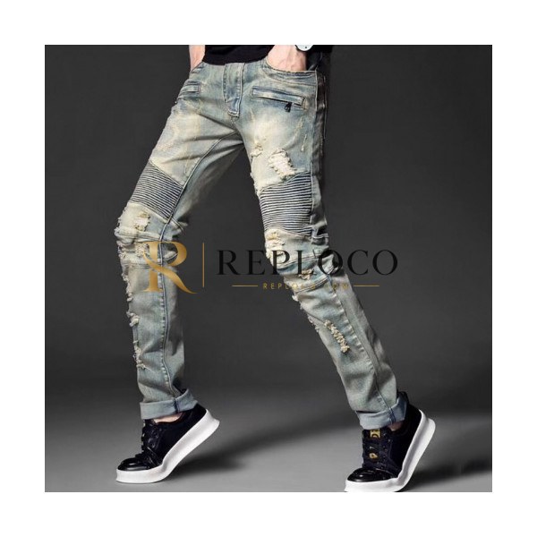 ✨Balmain 2019 Mens Denim Pants - 발망 남성 신상 데님 팬츠 Bam0079x.Size(28 - 42).블루