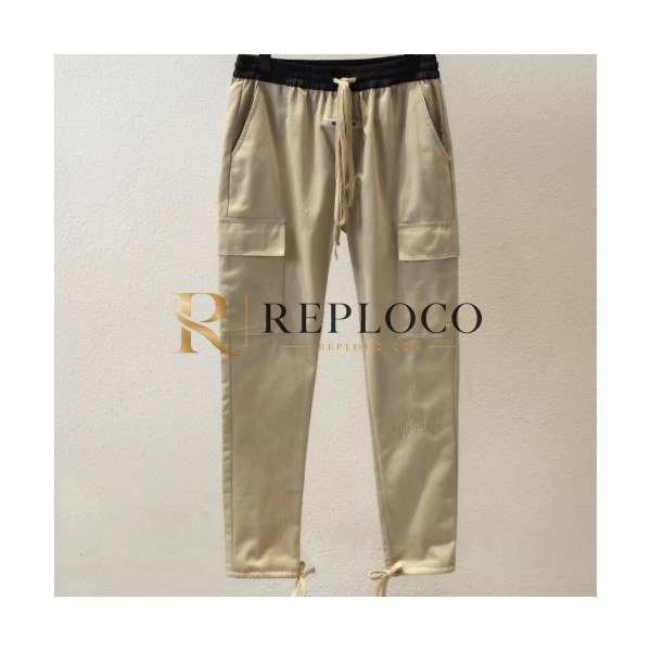 ✨[피어오브갓]Fear of god 2020 Mens Logo Casual Training Pants - 피어오브갓 2020 남성 로고 캐쥬얼 트레이닝 팬츠 Fea0104x.Size(s - xl).베이지