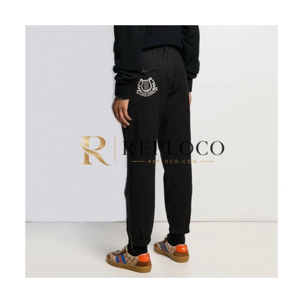 ✨[구찌]Gucci 2020 Mens Casual Initial Logo Cotton Pants - 구찌 2020 남성 캐쥬얼 이니셜 로고 코튼 팬츠 Guc02004x.Size(m - 2xl).블랙