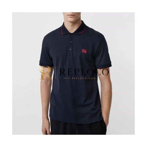 ✨[버버리]Burberry 2020 Mens Logo Cotton Polo Short Sleeved Tshirts - 버버리 2020 남성 로고 코튼 폴로 반팔티 Bur02241x.Size(s - xl).네이비