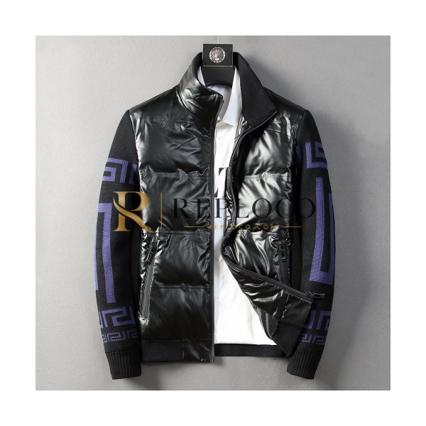 ✨Versace 2019 Logo Mens Down Padding - 베르사체 2019 남성 로고 다운패딩 Ver0281x.Size(m- 3xl).블랙